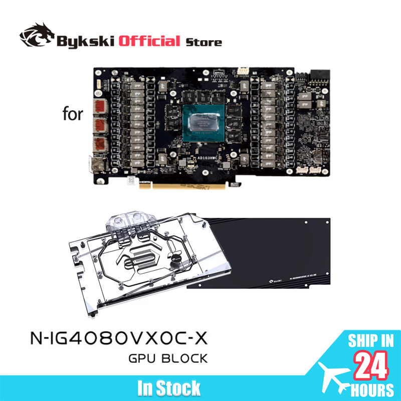 Rtx 4080 Water Cooling Block - Bykski N-IG4080VXOC-X GPU Blok voor Kleurrijke