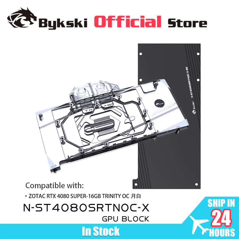 Rtx 4080 Water Cooling Block - Bykski N-ST4080SRTNOC-X GPU-blok voor ZOTAC RTX