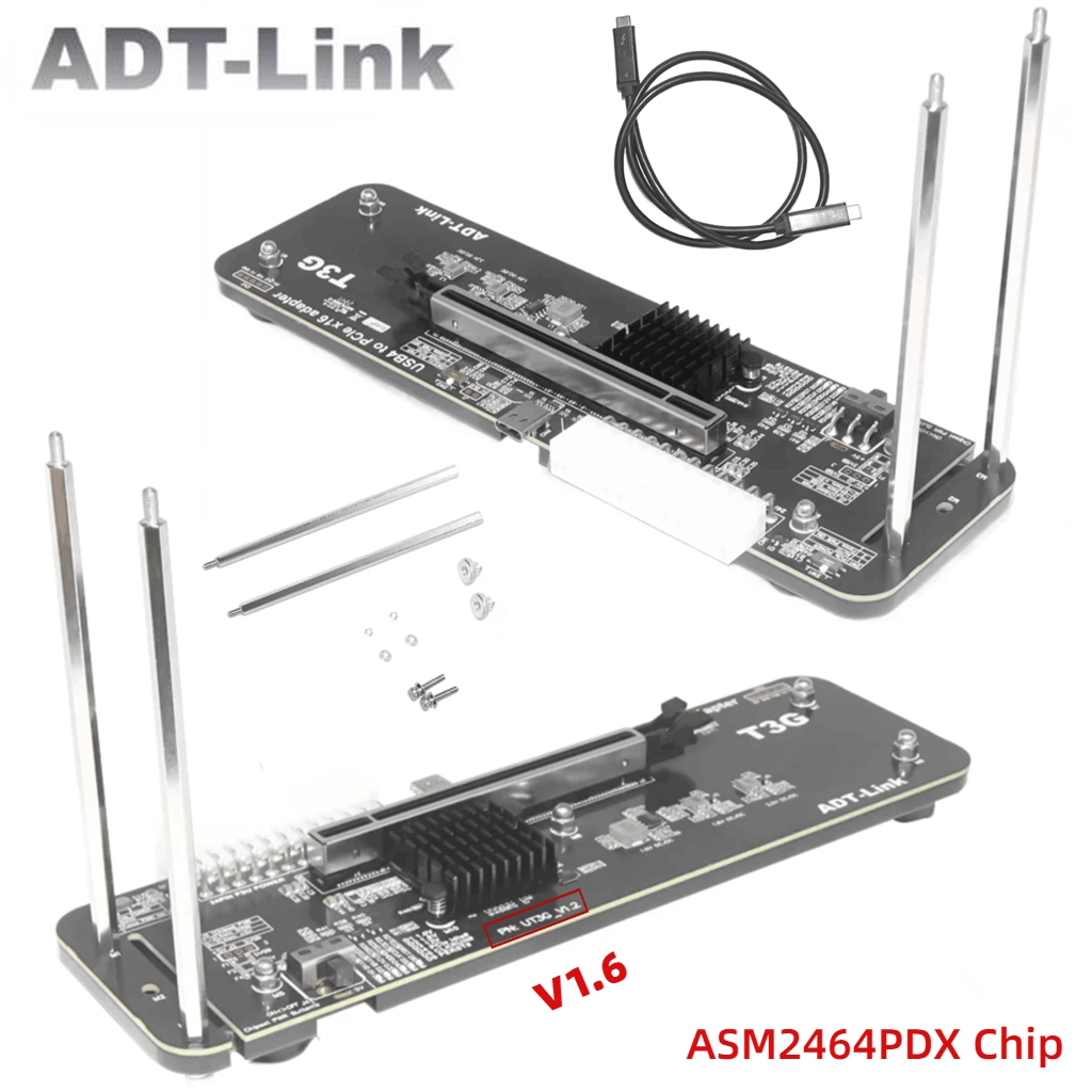 Gpu External Dock Egpu Thunderbolt 4 - ADT UT3G Voor NUC ITX STX