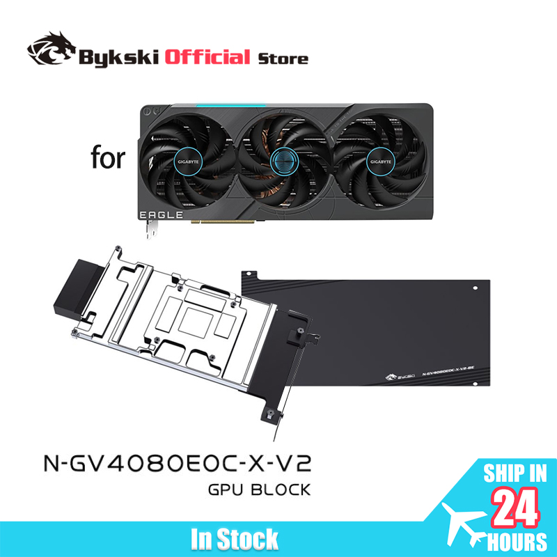 Rtx 4080 Water Cooling Block - Bykski N-GV4080EOC-X-V2 GPU Waterkoelingsblok voor GIGABYTE