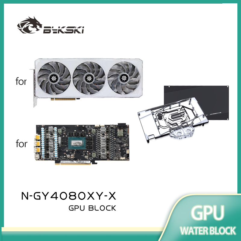 Rtx 4080 Water Cooling Block - Bykski N-GY4080XY-X GPU-blok voor GALAXY RTX