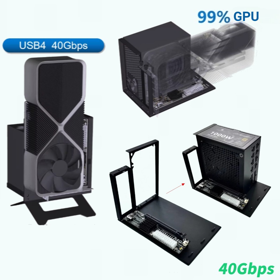 Gpu External Dock Egpu Thunderbolt 4 - UT4G Externe eGPU Adapter USB4 Beugel