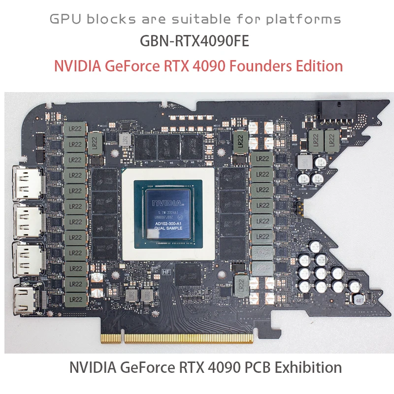 Granzon GPU-blok voor NVIDIA R - Rtx 4090 Water Block Full Cover recensie en prijs