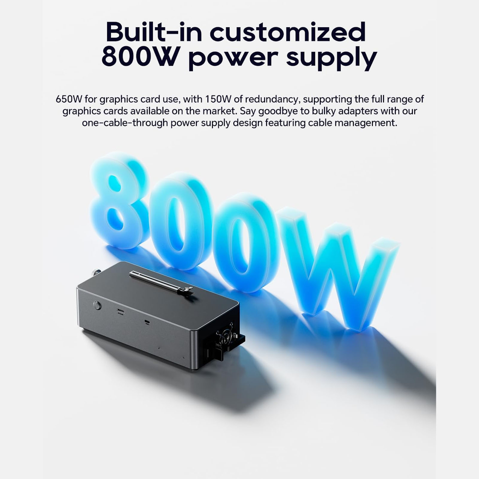 EGPU Dockingstation met 800W P - Oculink Gpu Dock Station recensie en prijs