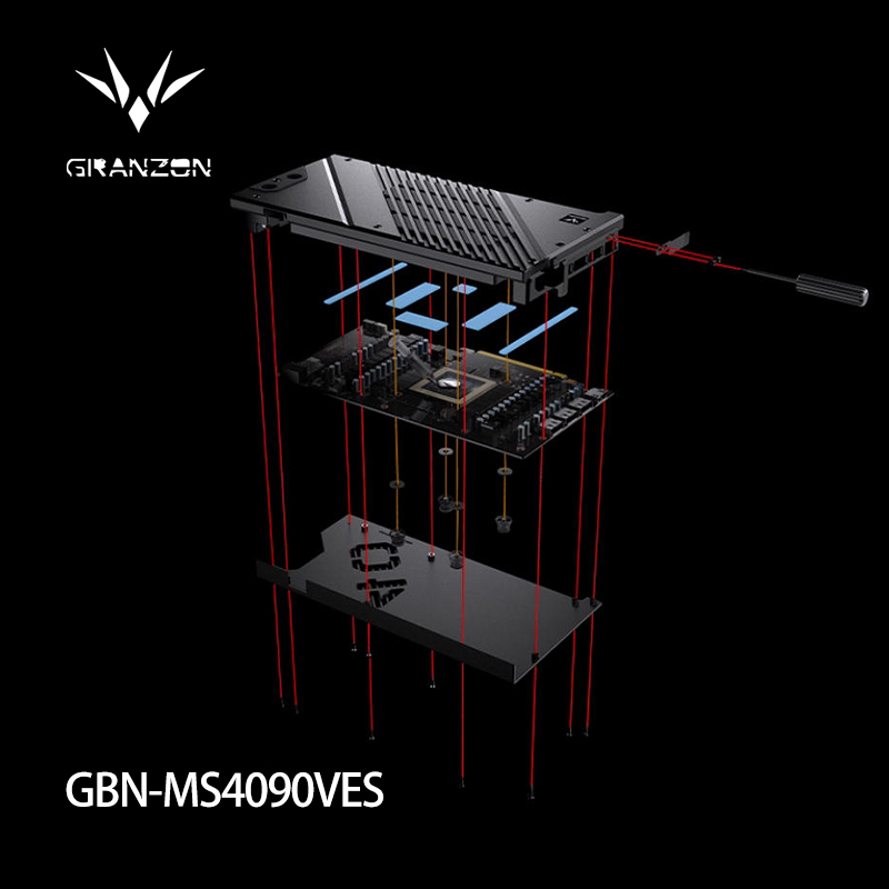 Granzon GPU-waterblok voor MSI - Rtx 4090 Water Block Full Cover recensie en prijs