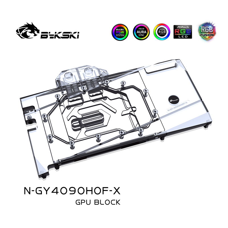 Bykski N-GY4090HOF-X GPU-blok  - Rtx 4090 Water Block Full Cover recensie en prijs