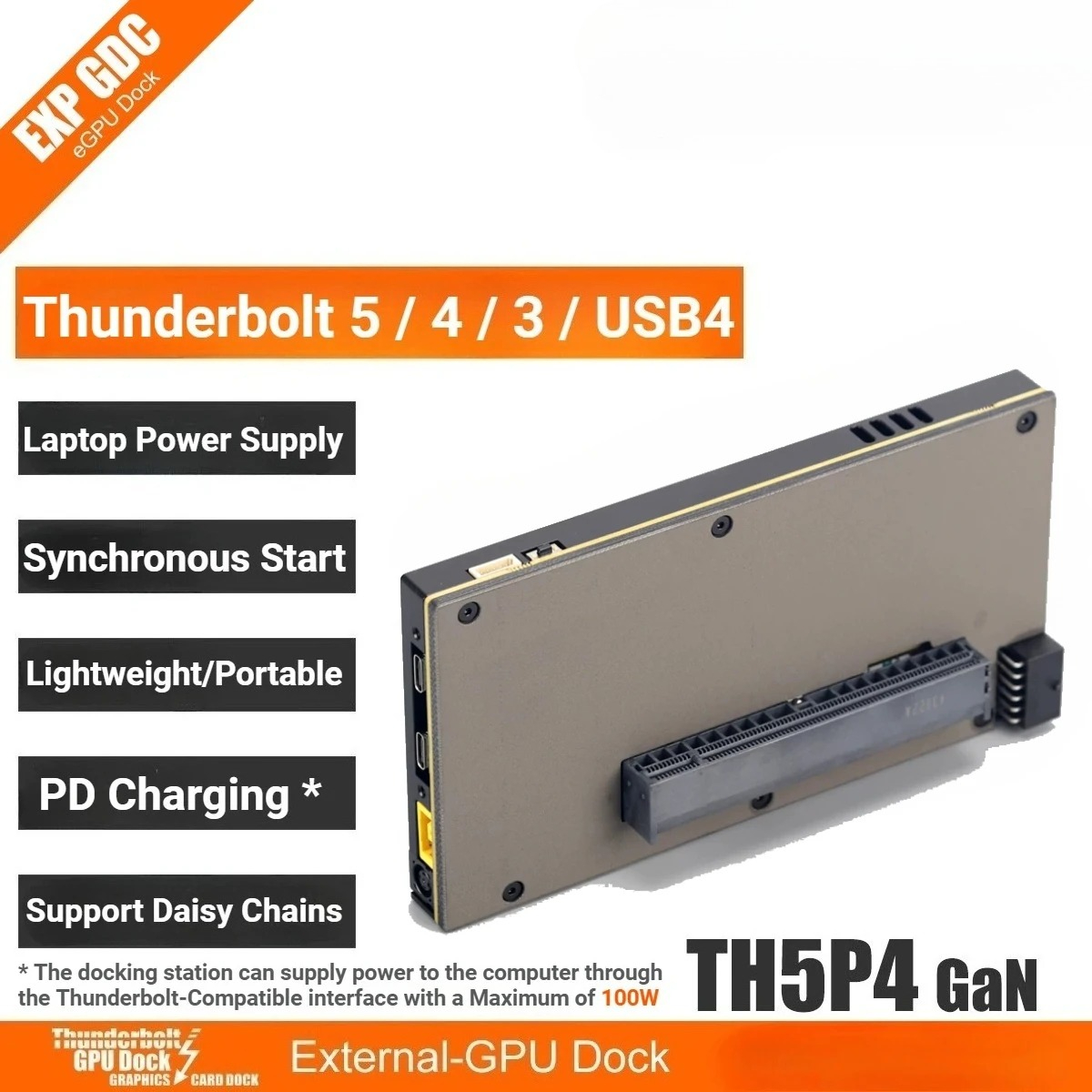 Geüpgradede TH5P4GaN Laptop Th - Gpu External Dock Egpu Thunderbolt 4 recensie en prijs