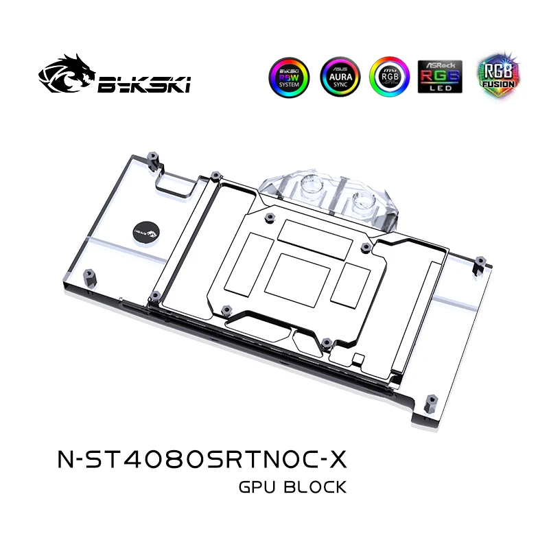 Bykski N-ST4080SRTNOC-X GPU-bl - Rtx 4080 Water Cooling Block recensie en prijs