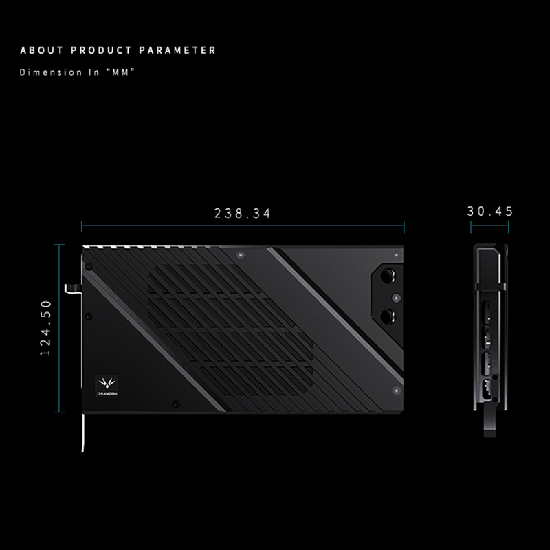 Granzon Waterblok Voor Pny Rtx - Rtx 4080 Water Cooling Block recensie en prijs