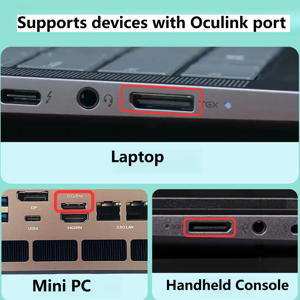 Oculink / M.2 Externe GPU Dock - Oculink Gpu Dock Station recensie en prijs