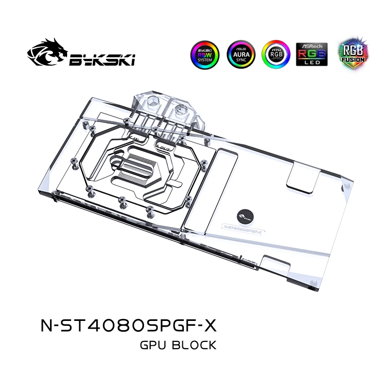 Bykski N-ST4080SPGF-X GPU Blok - Rtx 4080 Water Cooling Block recensie en prijs